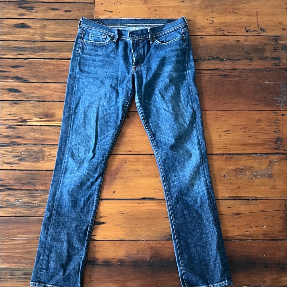 Citizens Of Humanity Blue Straight Leg Jeans